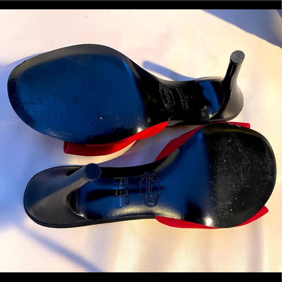 Hale Bob ALTERED Music note embellished heels 7.5 - Picture 6 of 10